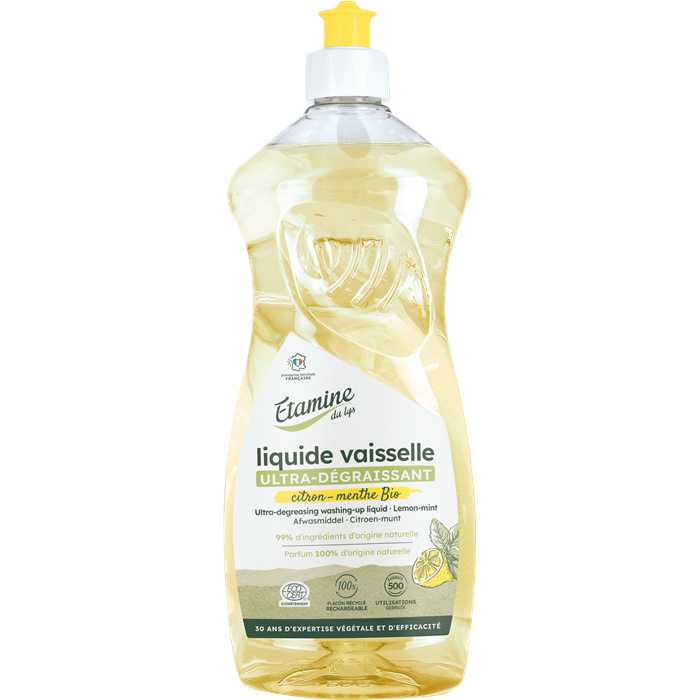 Vaisselle ultra dégraissant Citron-menthe 1 L Vaisselle ultra dégraissant Citron-menthe 1 L