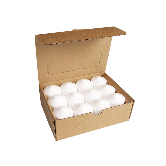 Veilleuse en stéarine blanche (boîte de 24) Veilleuse en stéarine blanche (boîte de 24)