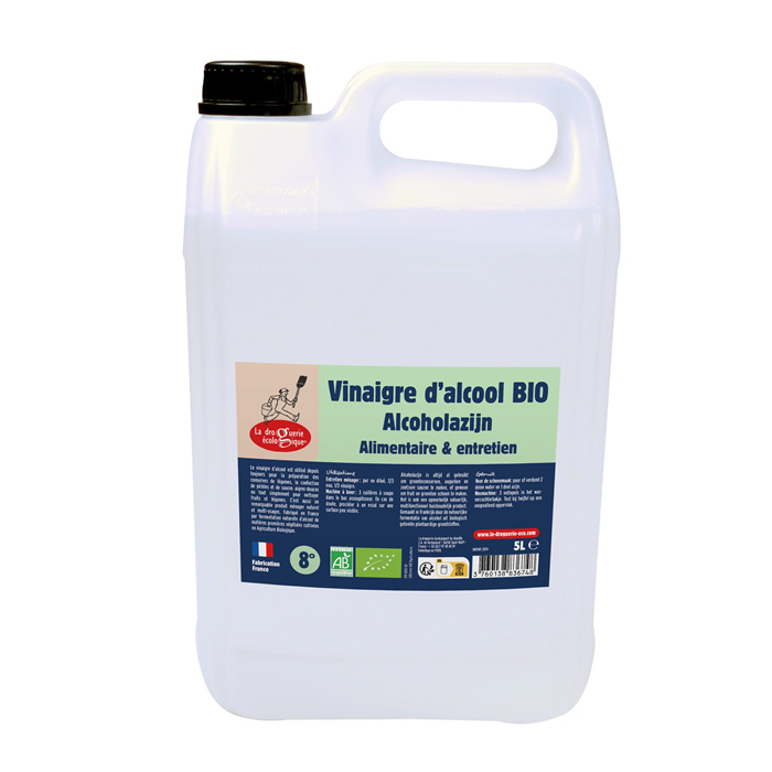 Vinaigre alcool bio 8° 5 L Vinaigre alcool bio 8° 5 L